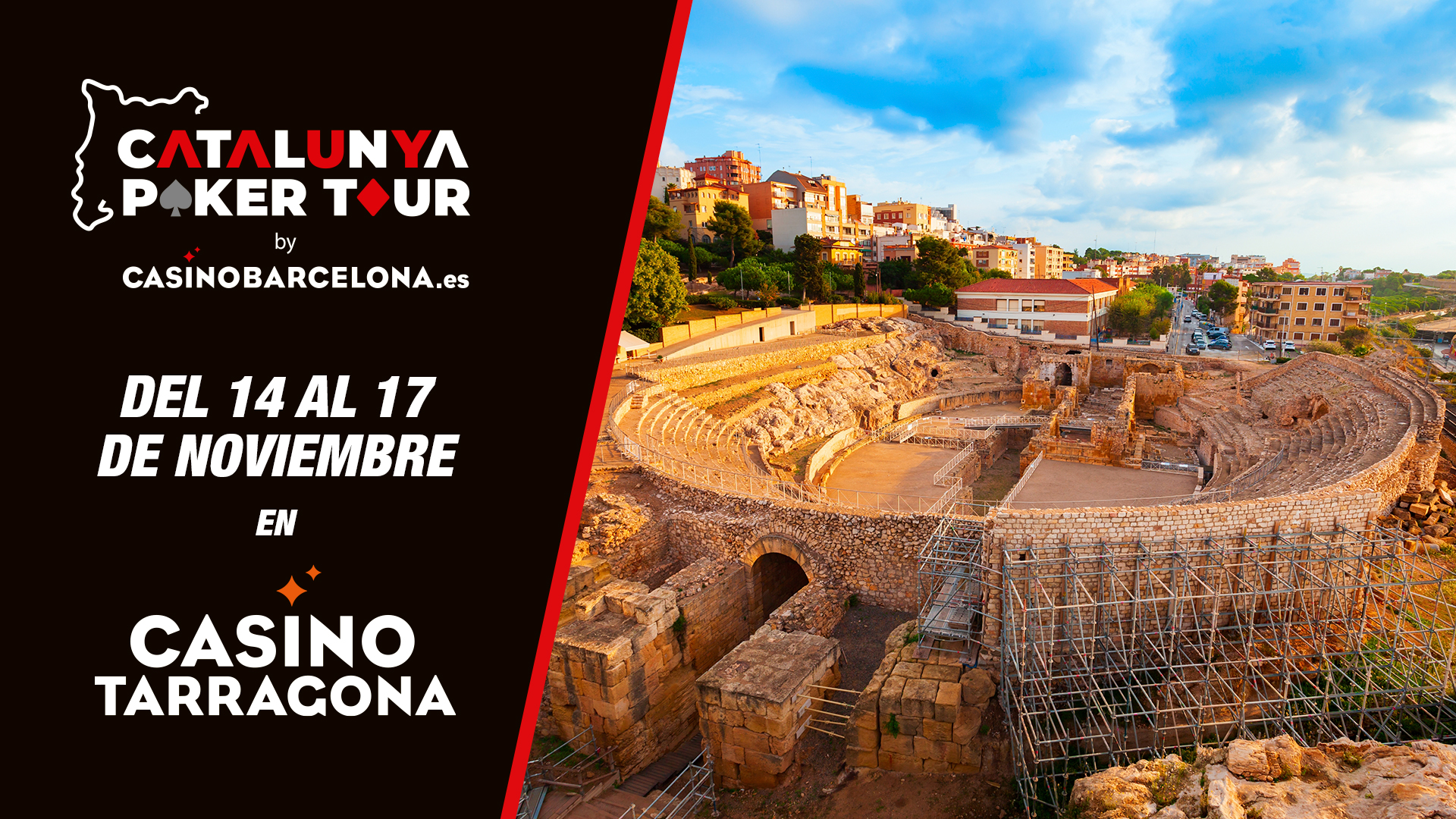 Casino Tarragona proclamará al nuevo campeón del  Catalunya Poker Tour by CasinoBarcelona.es